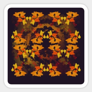 Autumn tie-dye Sticker